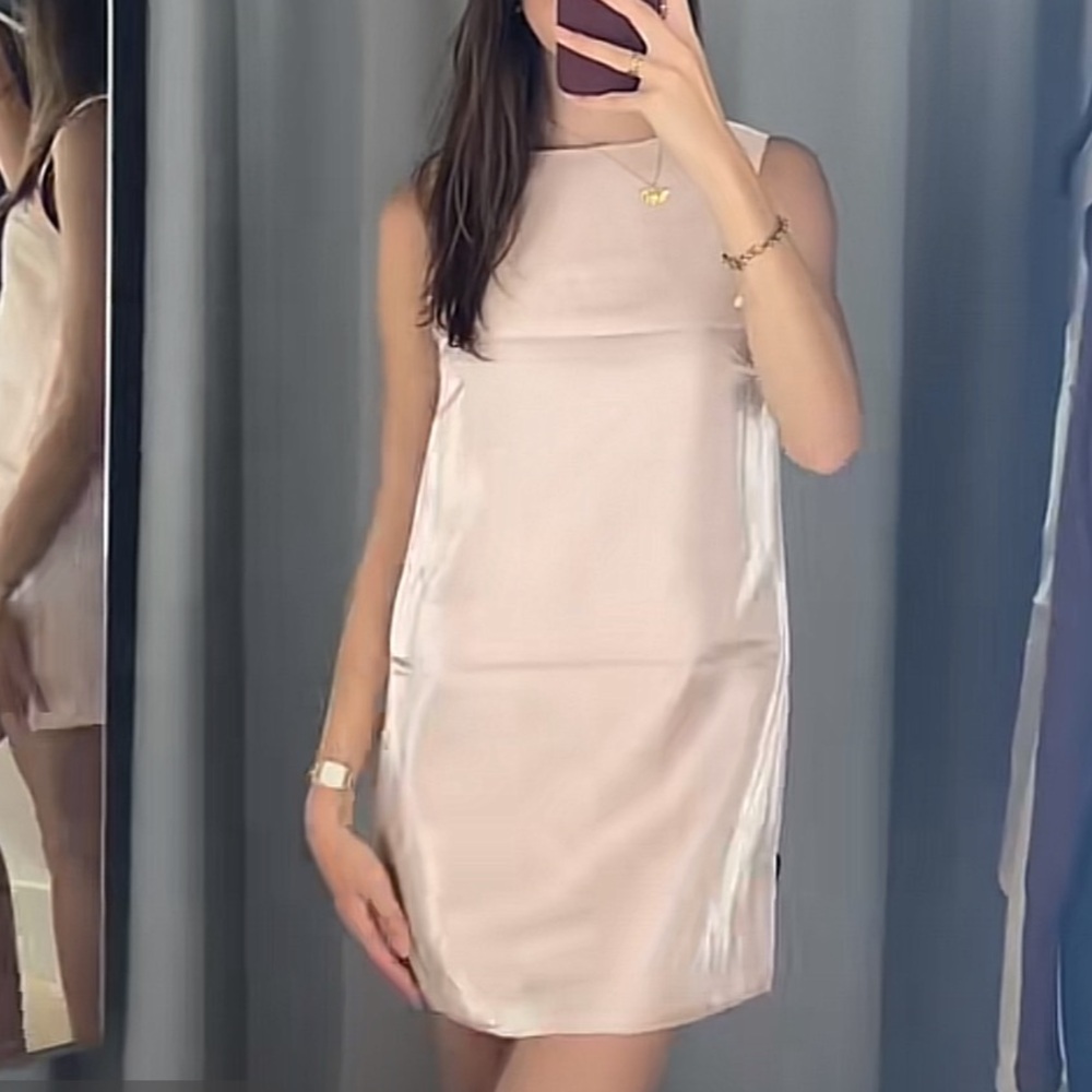 H&M Pink Sleeveless bow Dress